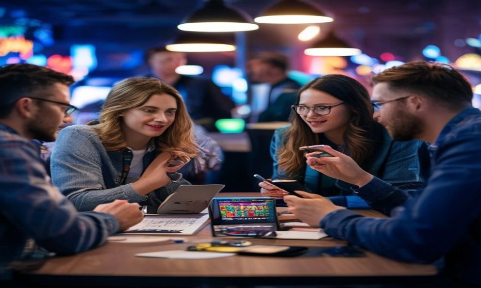 People discussing online betting on forums and social media