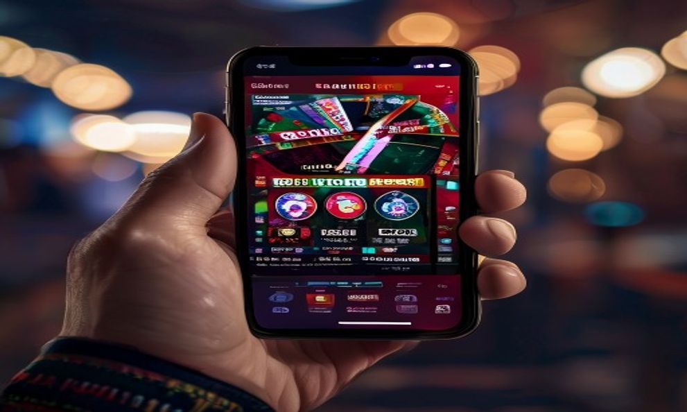 Mobile phone displaying Matadorbet sports betting interface